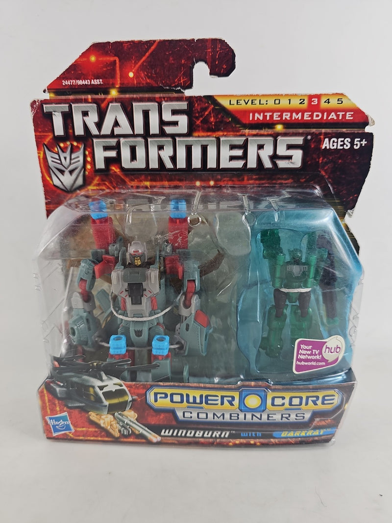 Transformers Power Core Combiners Windburn w/ Darkray 2010 Hasbro