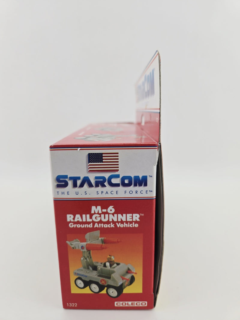 Starcom M-6 RAILGUNNER w/ RICK RUFFING 100% Complete Coleco 1986 PLEASE READ