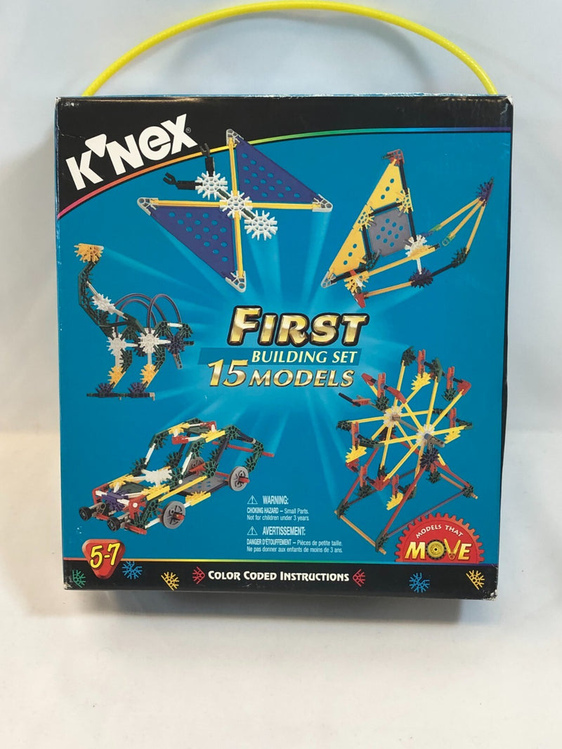 K'Nex Kit - First Building Set - 15 Models - 1998 K'Nex Industries 31007