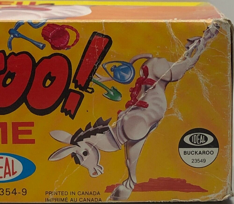 Buck-a-Roo! Game 1970 Ideal Toy Corp Near Complete Open Box