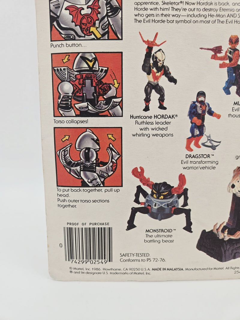 Vintage 1986 He-Man Masters Of  The Universe HORDE TROOPER Mattel Motu