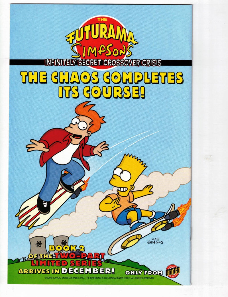 The Simpsons #77 2002 Newsstand Variant
