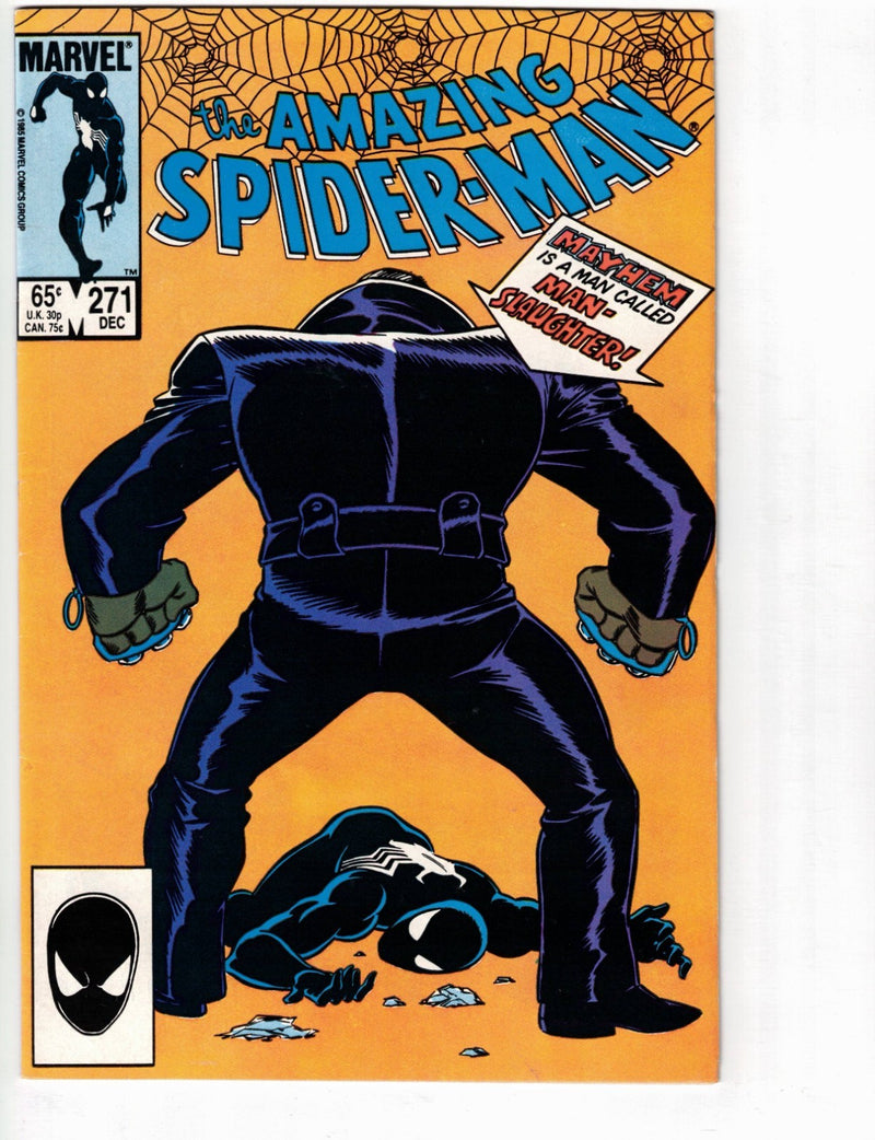 The Amazing Spider-Man #271 1985 Direct Edition 1st App Manslaughter Marsdale