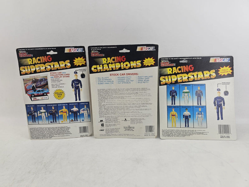 Racing Champions Racing Superstars Ken Schrader, Harry Gant, Derrike Cope
