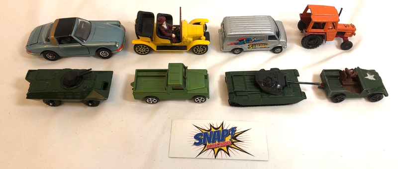 Assorted Vehicle Lot of 8, Various Makes as Pictured