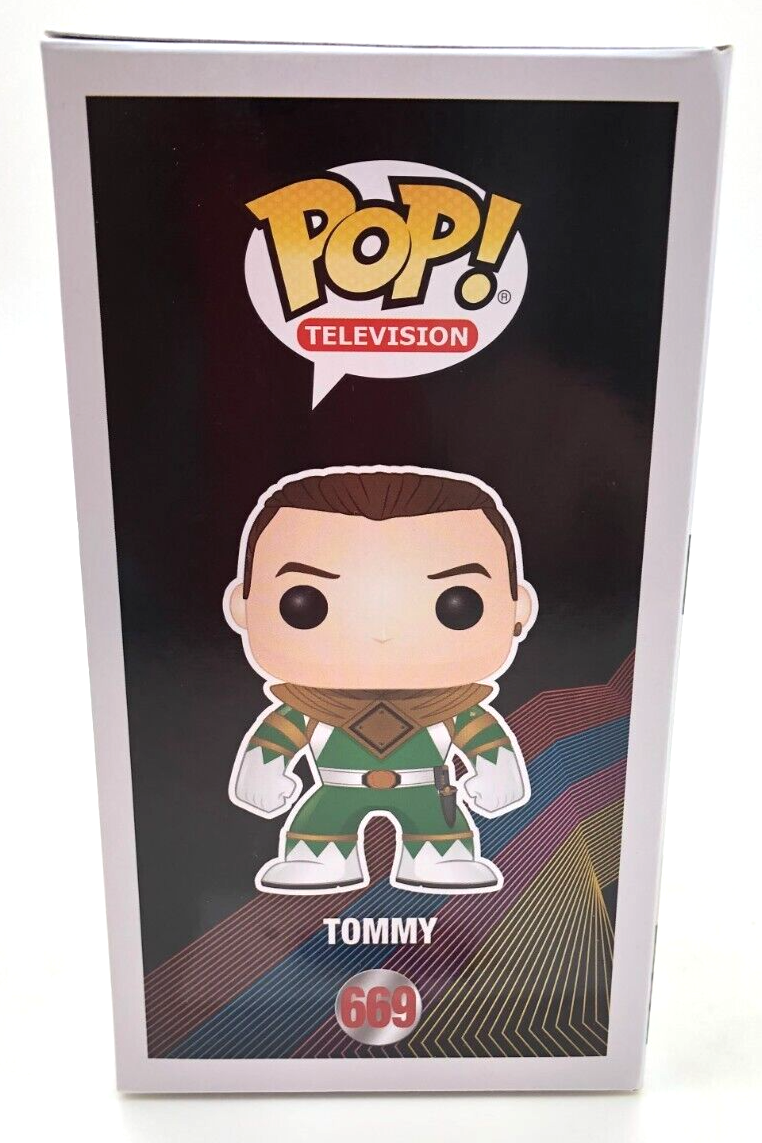 Tommy Green Ranger without Helmet Galactic Toys Exclusive Funko Pop 669