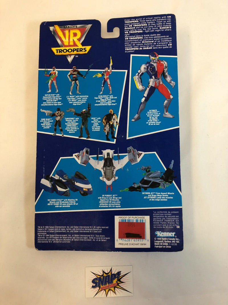 Dark Heart w/ Dual Action Cannons - Saban's VR Troopers -1994 Kenner 65955/65940
