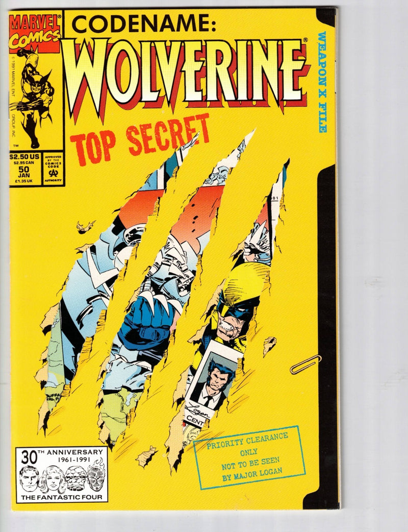 Wolverine #50 1992 Direct Edition