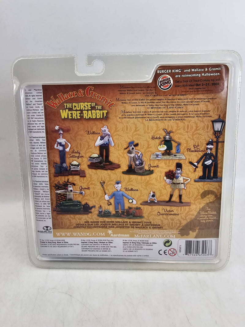 Gromit VER TWO 2005 Curse of Were-Rabbit WALLACE & GROMIT McFarlane Toys NEW PT