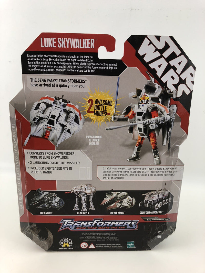 Star Wars Transformers Crossover Luke Skywalker Snowspeeder 2007