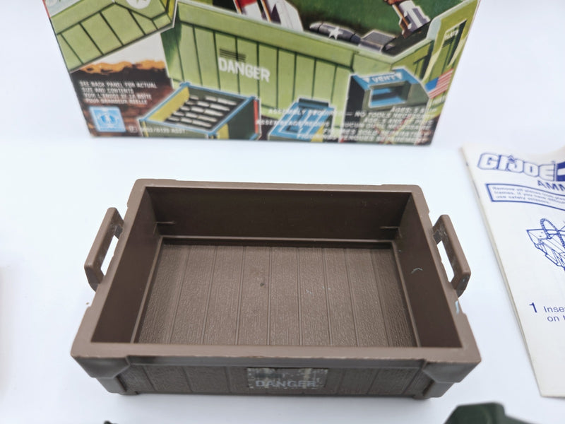 GI Joe Ammo Dump Unit 100% Complete CANADIAN OFFERLESS BOX 1985 MUST SEE PICS!
