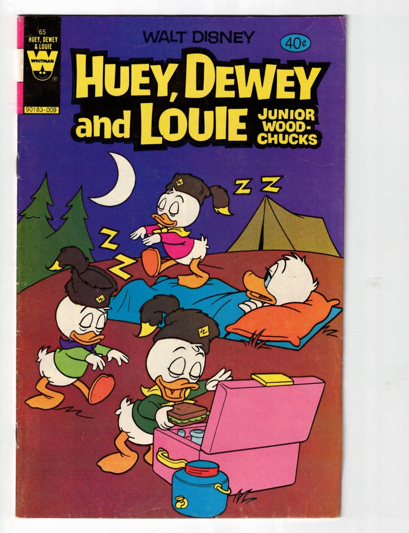 Huey Dewey and Louie Junior Woodchucks #65 Whitman Variant (Very Rare)