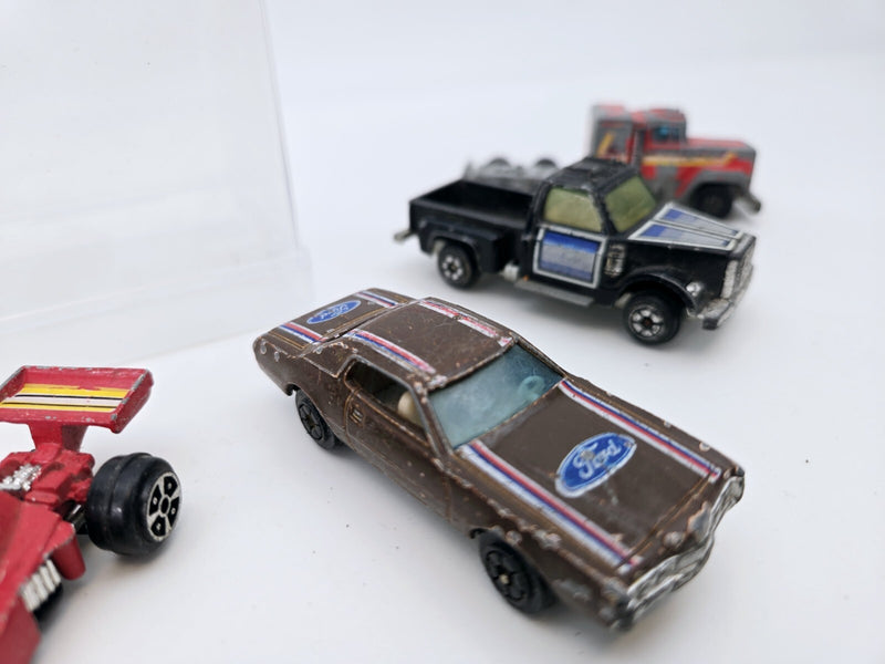 Lot Of 8 Vintage Yatming Diecasts  Hong Kong Rare Ones!