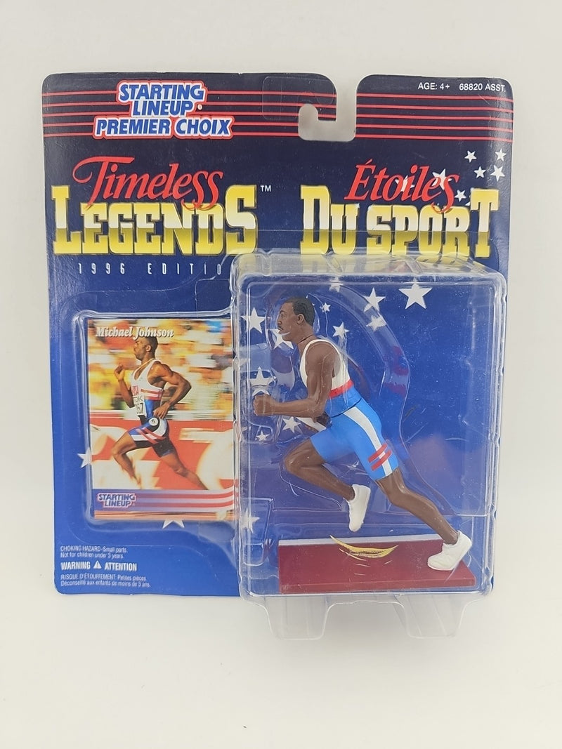 Starting Lineup 1996 Timeless Legends Edition Michael Johnson Figure New