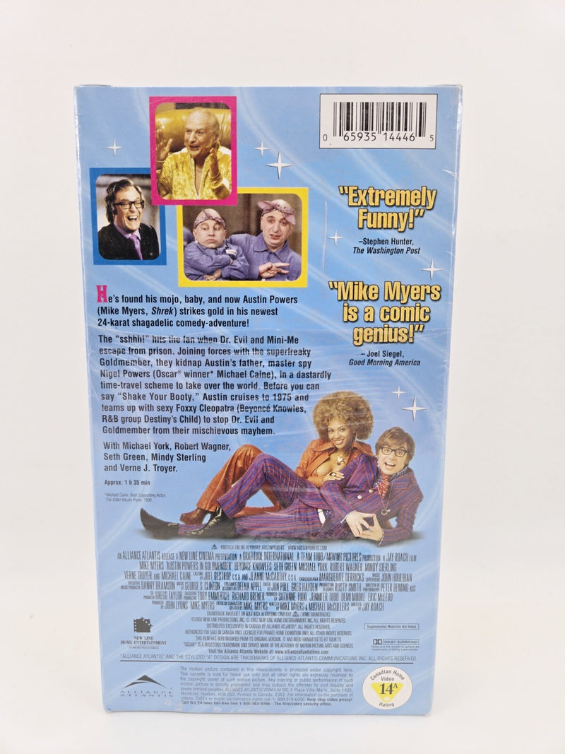 VHS Austin Powers in Goldmember (Alliance, 2002) BRAND NEW SEALED Comedy