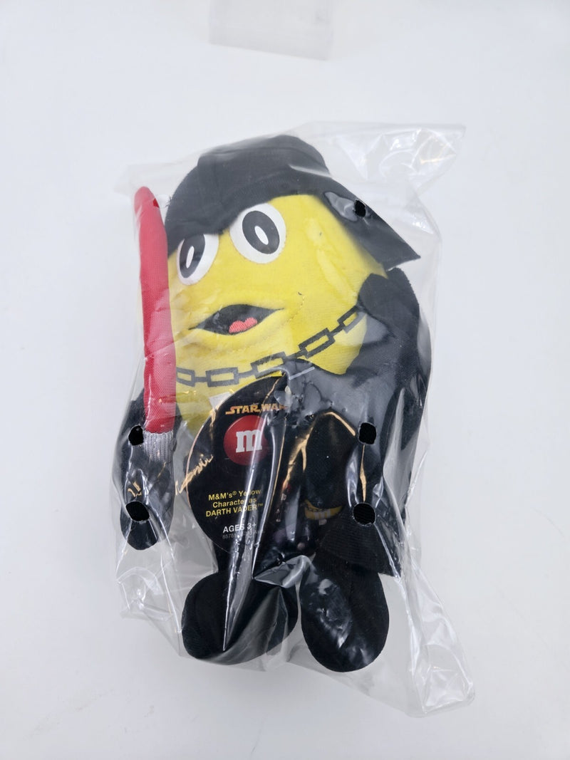Star Wars Chocolate Mpire M&M's Darth Vader 8" Plush Yellow New
