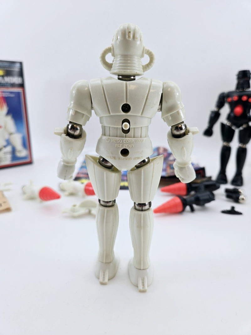 FORCE COMMANDER & BARON KARZA W/ BOX MICRONAUTS 1976 ORIGINAL MEGO