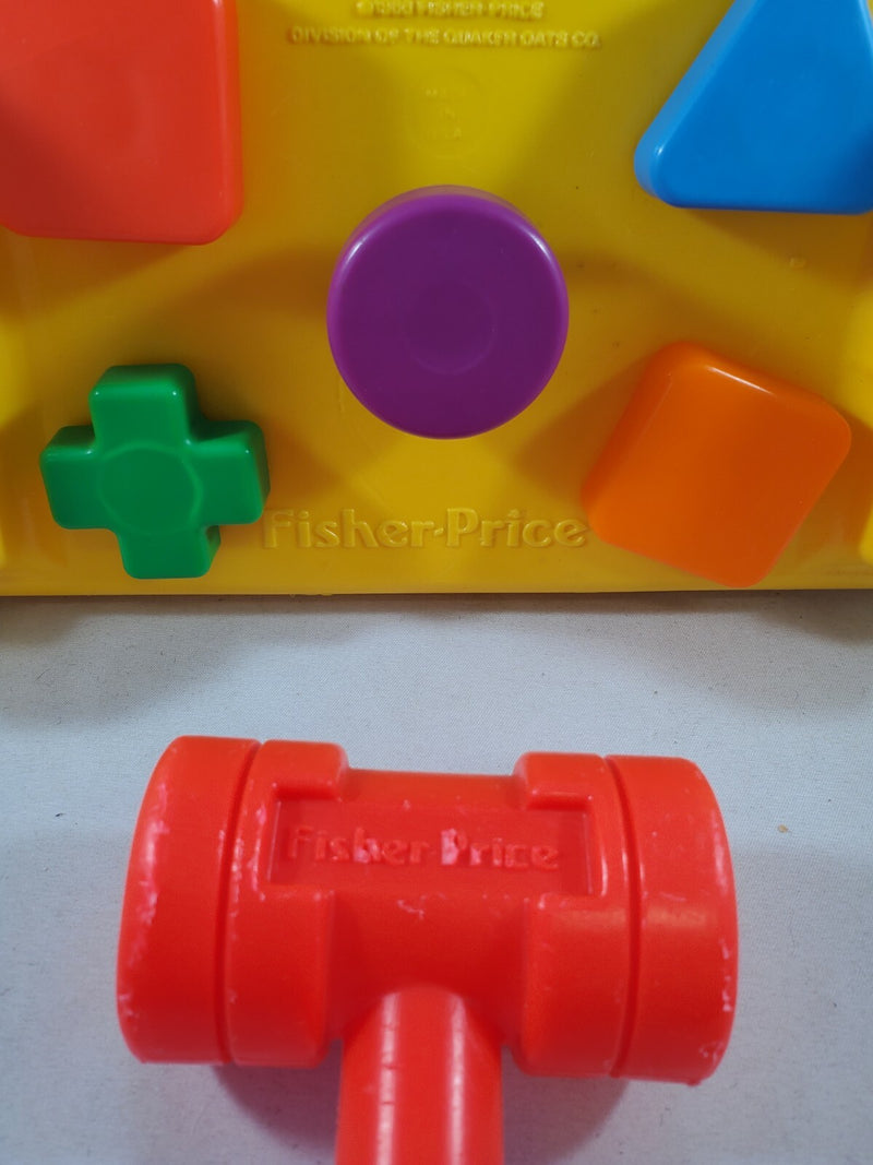Vintage Fisher-Price Tap 'n Turn Bench #2305 1988 Complete
