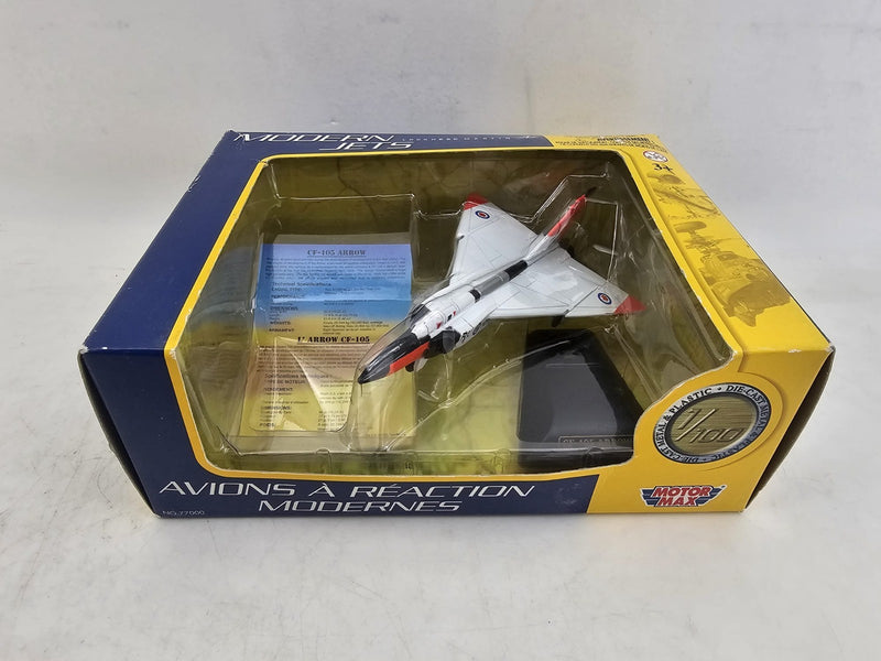 MOTORMAX 1/100 MODERN JETS CANADIAN AIR FORCE FC-105 ARROW AIRPLANE