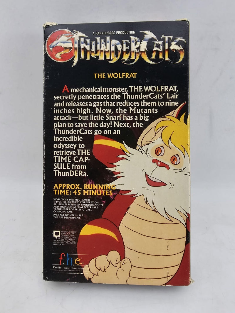 THUNDERCATS Vintage VHS lot of 3