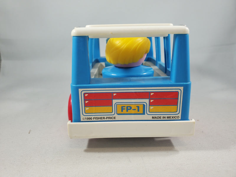 Fisher Price Mini Bus 1990 Little People FP-1
