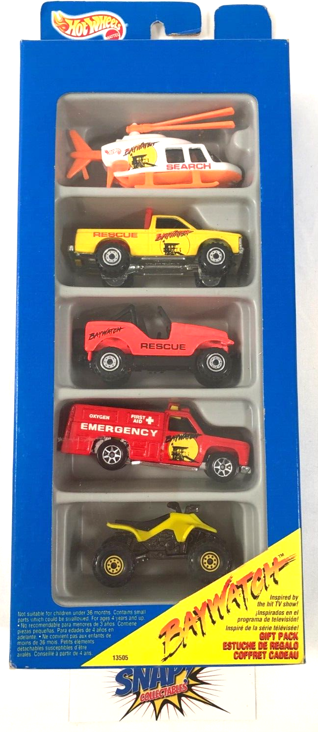 Baywatch Vehicles Gift Pack - Hot Wheels - 1994 Hot Wheels