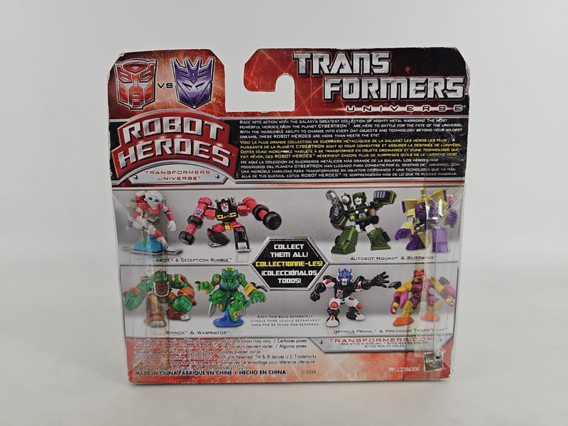Transformers Robot Heroes BLASTER & THRUST 2 Pack Generation 1
