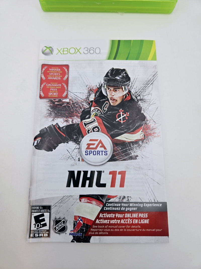 Xbox 360 Cib Complete In Box NHL 11