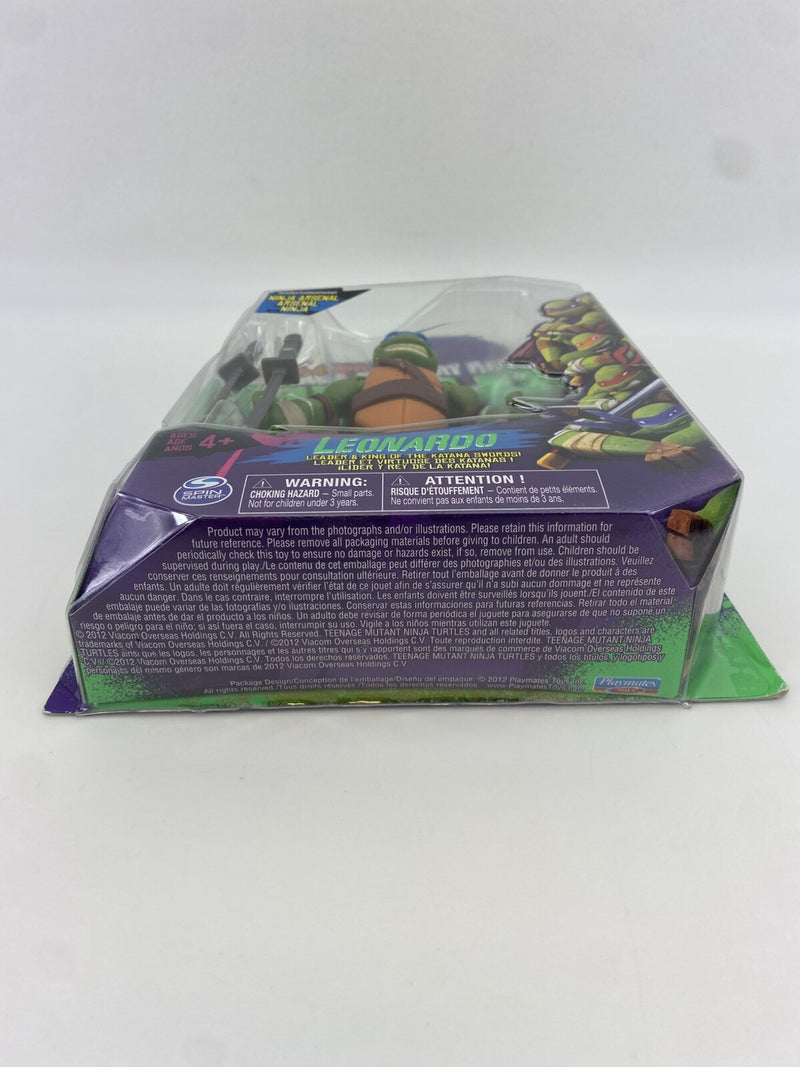 Teenage Mutant Ninja Turtles Leonardo Sealed 2012 Playmates NOT REISSUE MOC