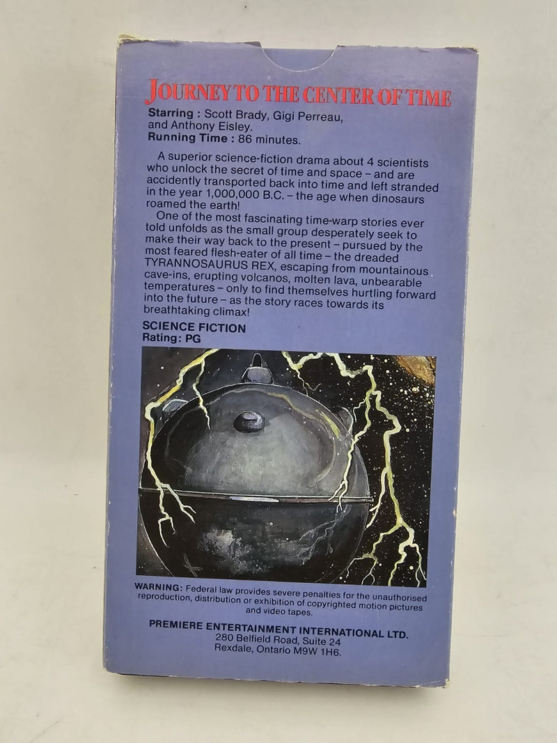 Journey to the Center of Time (1967) VHS - Premiere Entertainment