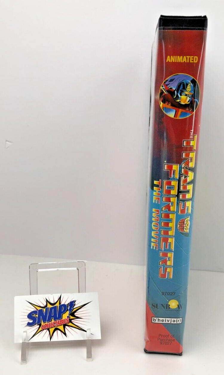 Transformers the Movie - Transformers - 1998 Sunbow Entertainment -VHS See Photo