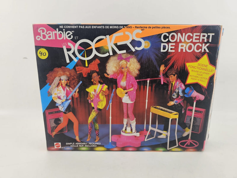 Mattel - Vintage 1986 Barbie Rockers Rock Concert 0814 - 99.9% complete