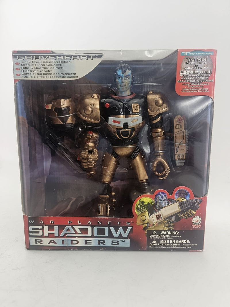 Graveheart- War Planets Shadow Raiders - 1998 Trendmasters RARE