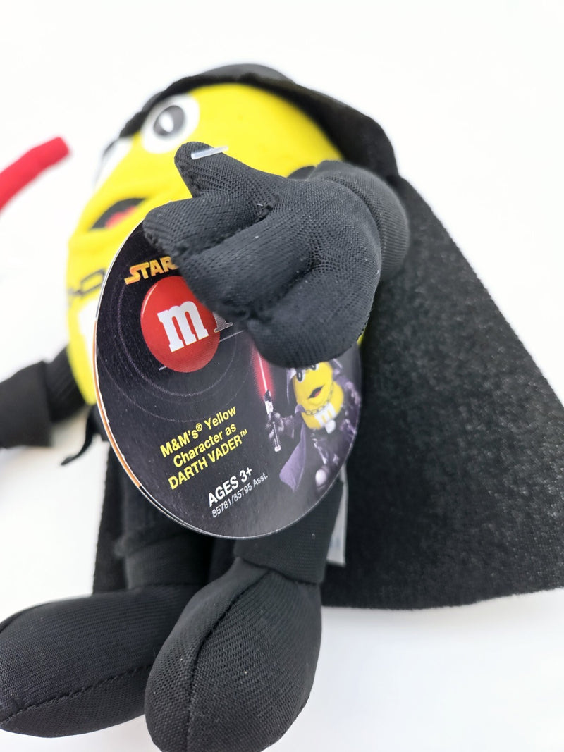 Star Wars Chocolate Mpire M&M's Darth Vader 8" Plush Yellow New