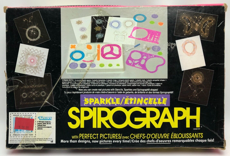 Sparkle Spirograph 1994 Hasbro Kenner