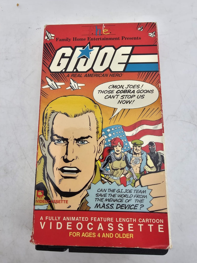 G.I. Joe: A Real American lot of 3 VHS VINTAGE
