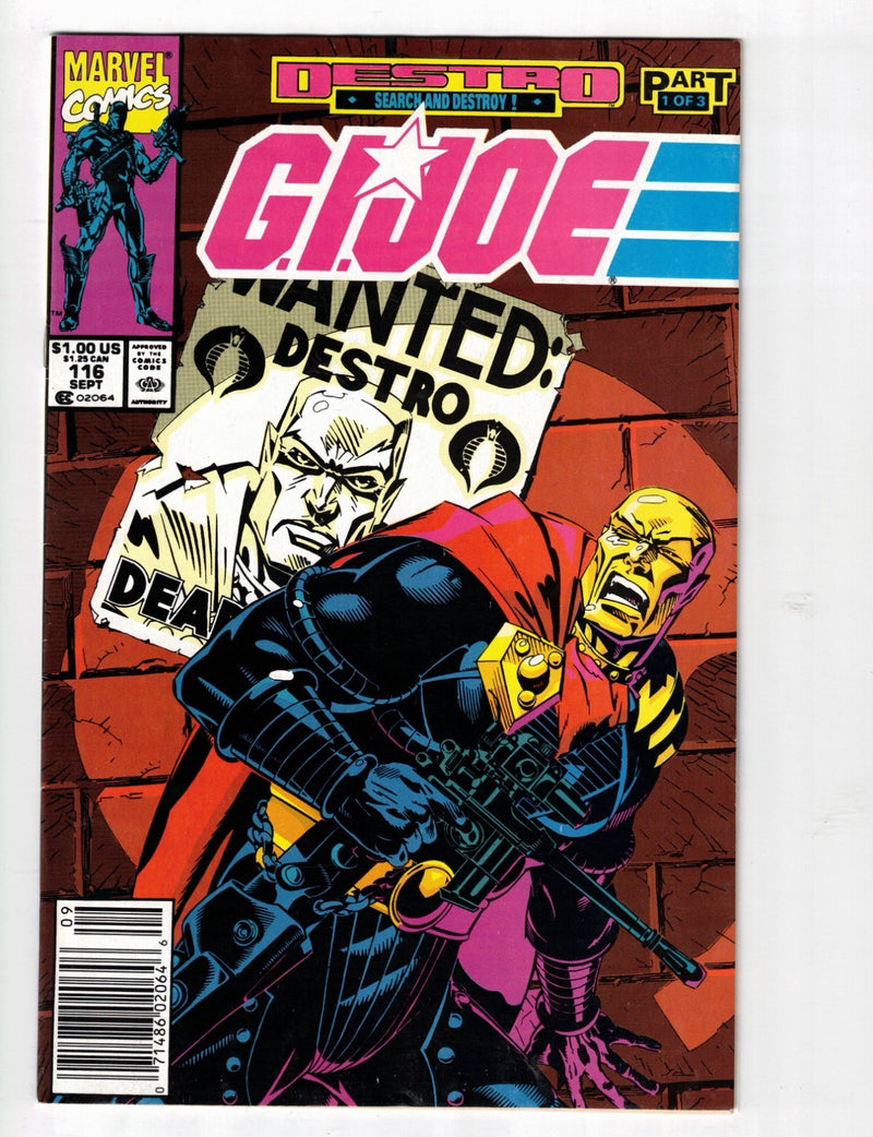 G.I. Joe A Real American Hero #116 1991 Newsstand Variant