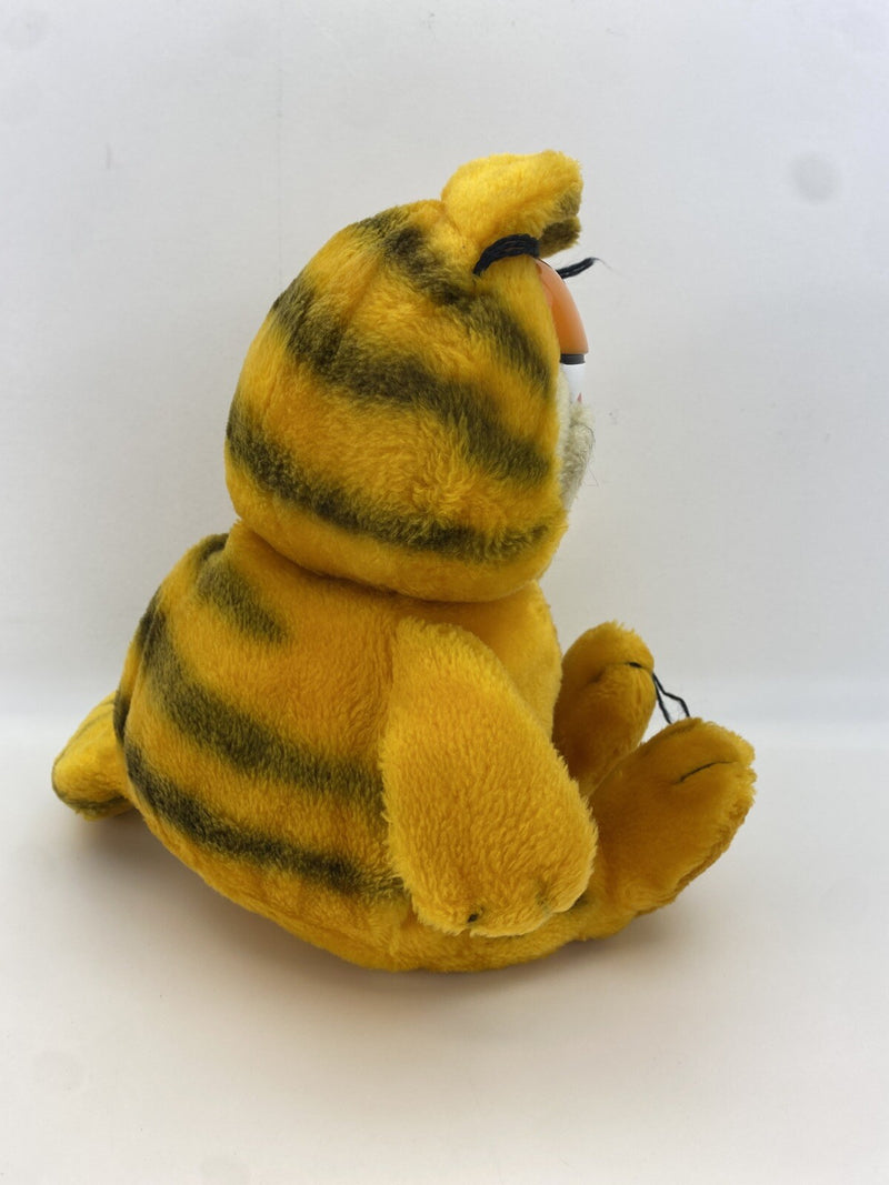 Vintage 1981 Garfield 12" Sitting Plush Cat Stuffed Animal Dakin Funny Farm