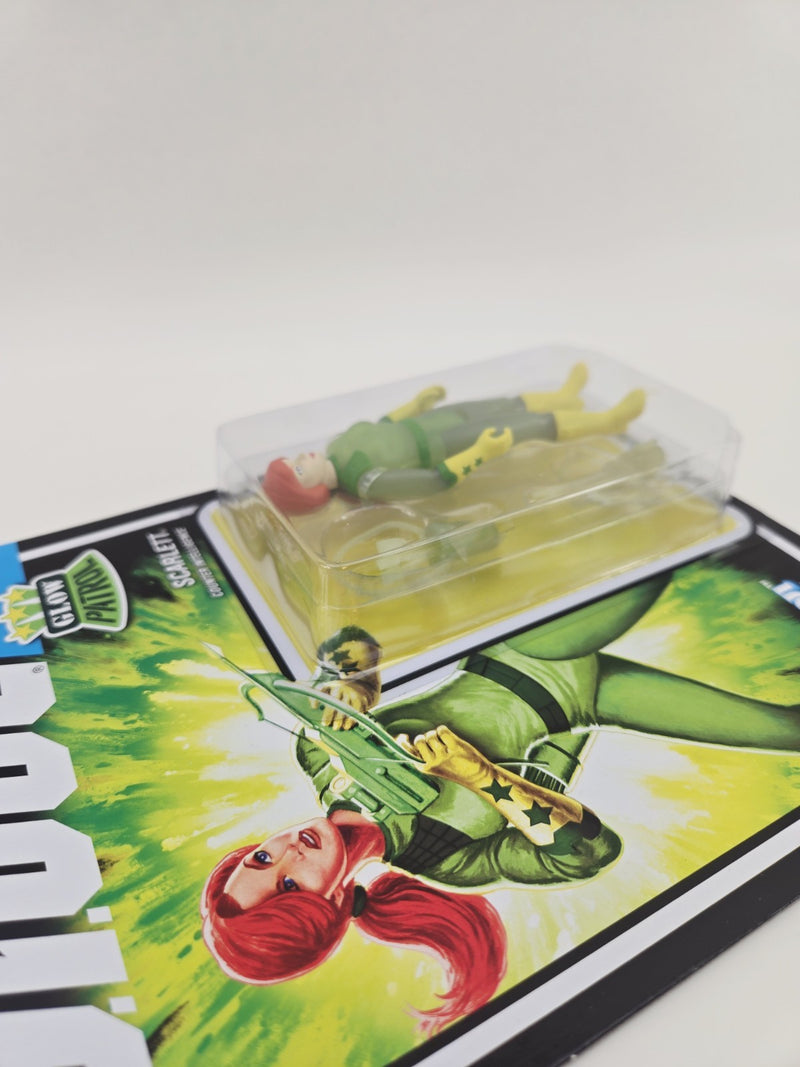 G.I. Joe Scarlett Glow Patrol Glow-in-the-Dark ReAction 3.75” Action Figure