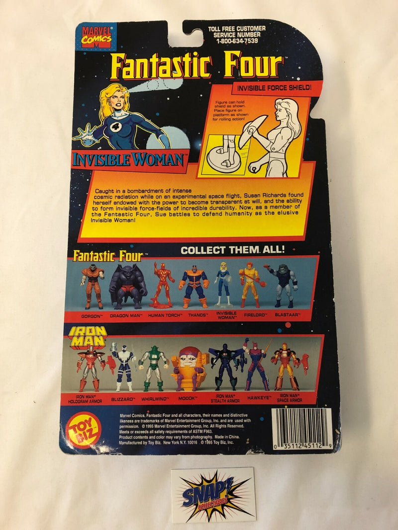 Invisible Woman - Fantastic Four - Action Figure - 1995 Toy Biz #45112