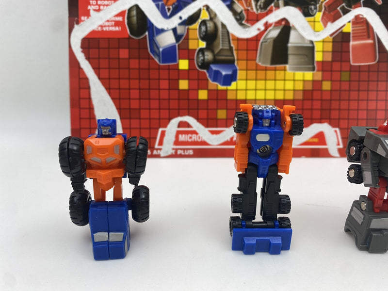Transformers Original G1 1989 Micromaster Off Road Patrol Complete Card Back