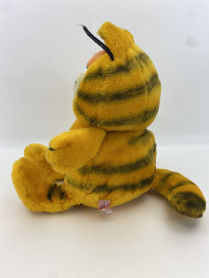 Vintage 1981 Garfield 12" Sitting Plush Cat Stuffed Animal Dakin Funny Farm