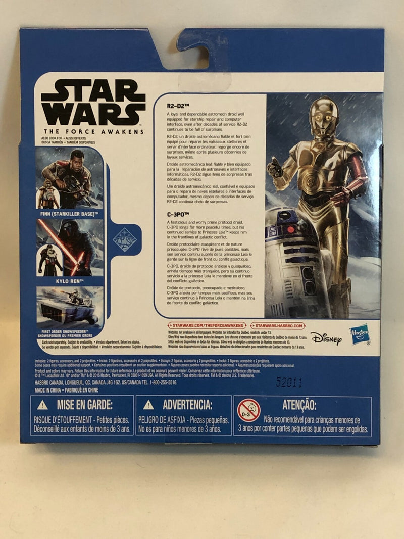 R2-D2 & C-3PO - Star Wars - The Force Awakens - 2015 Hasbro B3957