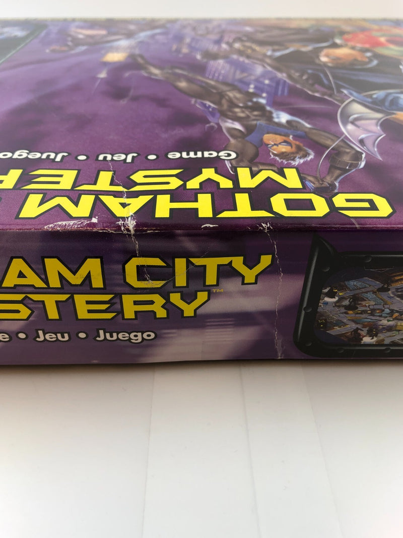 Batman Gotham City Mystery Board Game Open Box Complete See Description