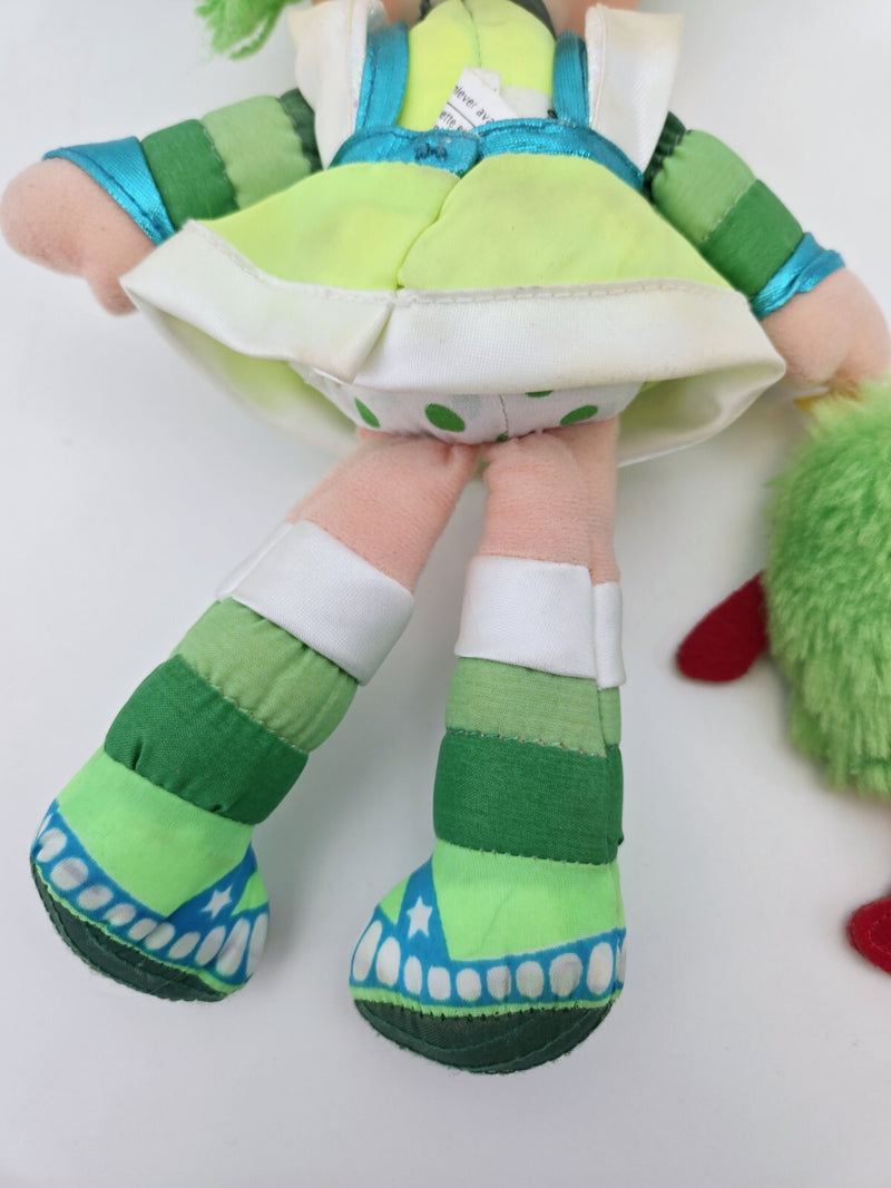 Vintage Mattel Hallmark Rainbow Brite Patty O'Green Doll & Lucky Sprite 1983