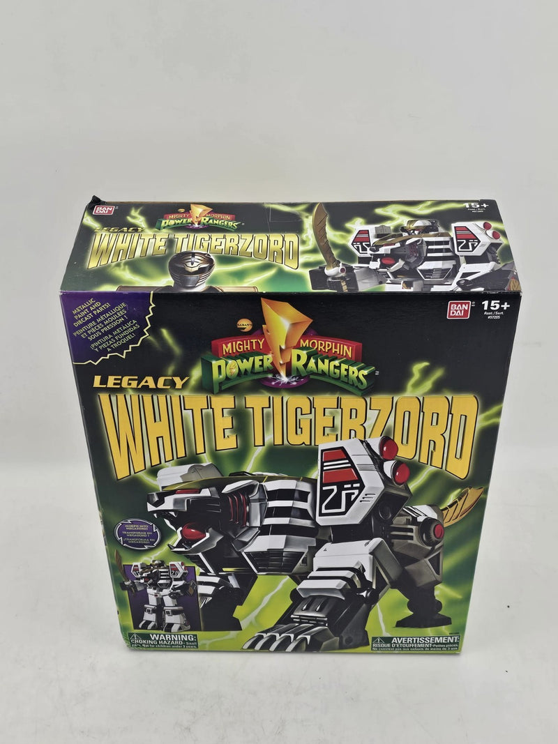 2015 Mighty Morphin Power Rangers Legacy MIB White Tigerzord Bandai 97205 Bandai