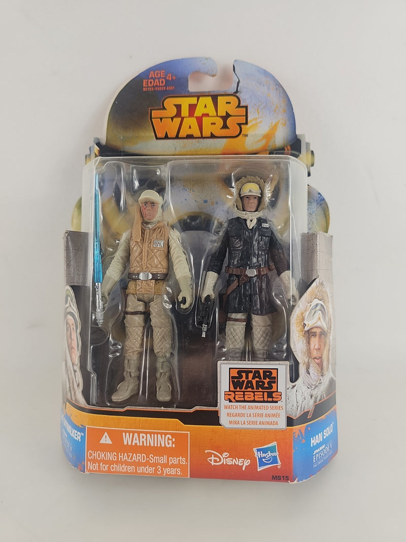 Star Wars Empire Strikes Back HOTH Luke Skywalker Han Solo 2-Figure Pack