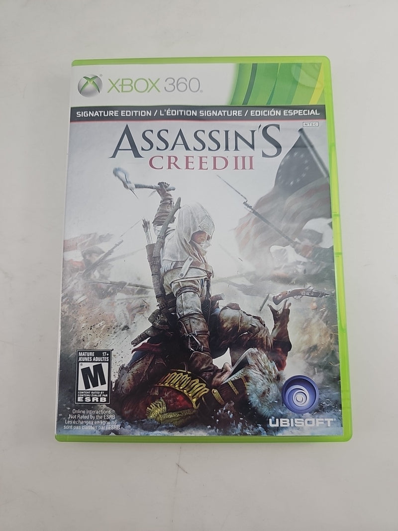 Assassin's Creed III 3 Xbox 360 Limited Edition Box Set Game Statue Complete