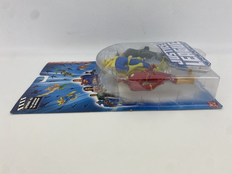 DC Superheroes Justice League Unlimited 3 Pack Flash Dr Fate Green Mattel 2004