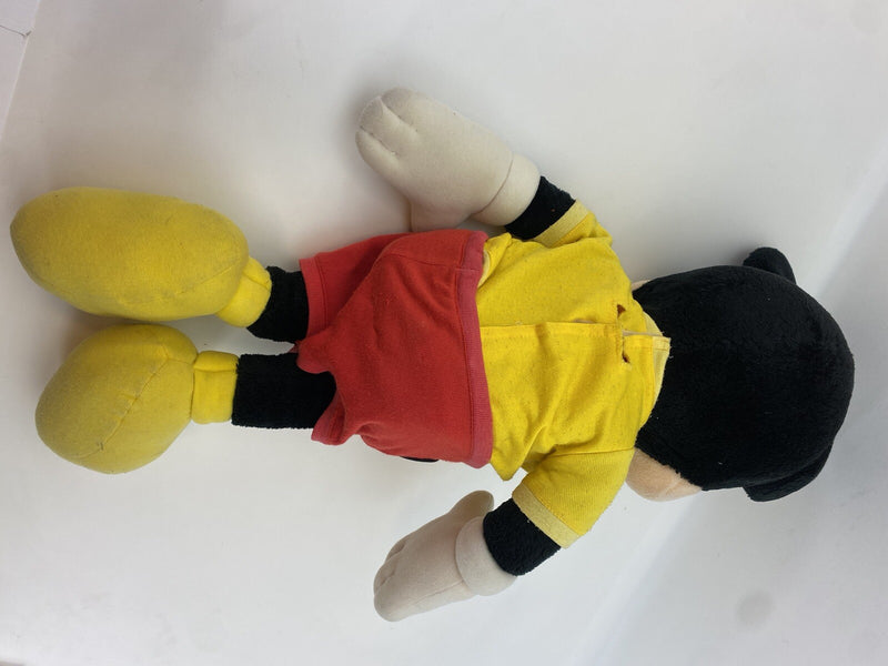 1986 Worlds Of Wonder 24” Talking Mickey Mouse Animated Cassette Player Read
